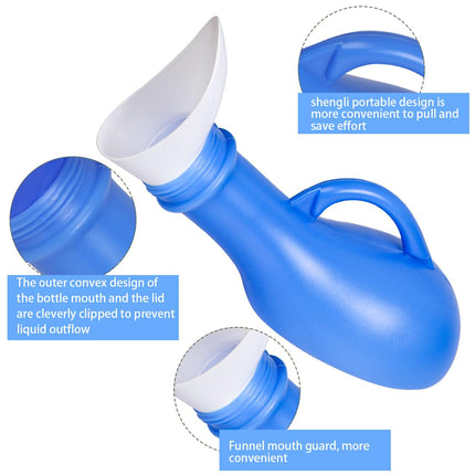 Urine bottles 1000ML urine bottle for men women portable pee bottle urine bottle holder with lid unisex urine bottle urine collection container for on the go and at home