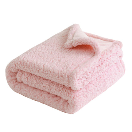 YCYATS Love Blanket Waterproof, Comfortable and Soft, Absorbs Water Quickly, Clean and Hygienic, Machine Washable (Pink, 50 × 70 cm)