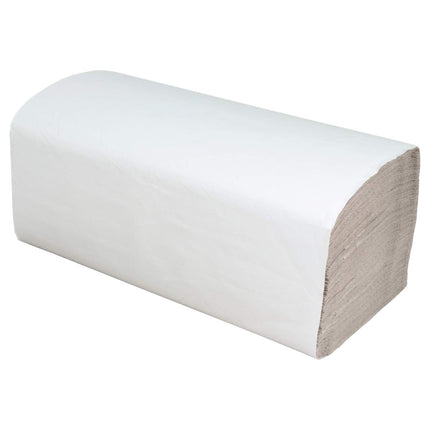 5,000 HERRMANN Paper Towels Natural Premium, 1-ply, ZZ-fold, 25x23cm sheets, recycled and environmentally friendly – ​​Perfect hand towel folded towels for dispensers 20x250 pcs