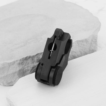 OTOTEC 2 pieces walking stick holder for table black 5.2x4.7cm height 2.1cm ideal for tube diameters from 1.6cm to max. 2.5cm table clamps