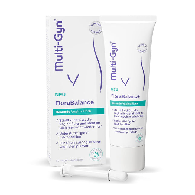Multi-Gyn Flora Balance Gel 50 ml – Treatment of bacterial vaginosis for women – Optimizes vaginal pH – Clinically proven to strengthen and protect the intimate flora