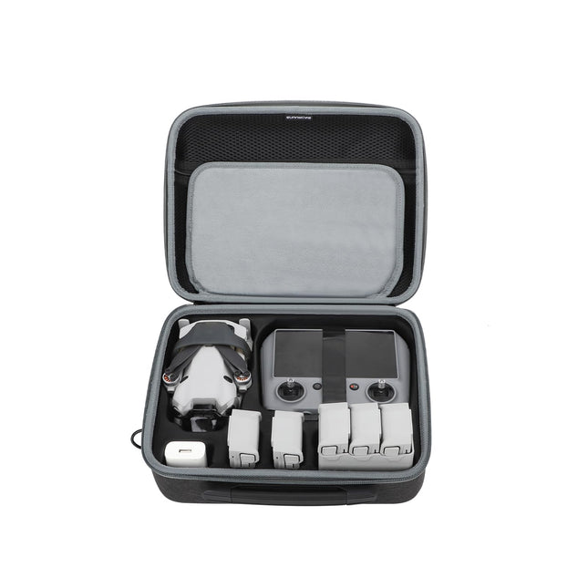 Hensych Mini 4 Pro Carrying Case, Hardshell Bag, Waterproof Storage Case, RC Accessories, Travel Bag for DJI Mini 4 Fly More Combo with DJI RC 2/RC N2 Drone Accessories (Hexapower Multi-Purpose Kit)
