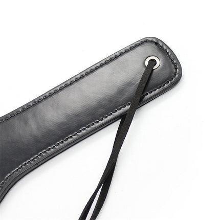 Hanyi Leather SM Paddle Fetish Bondage Role Play Spanking Paddle Sex Toy, Black