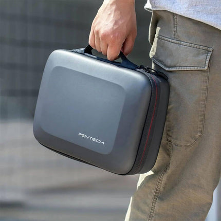 PGYTECH Carrying Case for DJI Mini 3/3 Pro/Mini 4 Pro Waterproof PU Leather Carrying Case Compatible with DJI RC2/RC/RC-N1 Remote Control Drone Accessories with Shoulder Strap