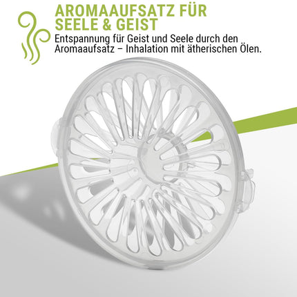 Clatronic® 2-in-1 facial sauna and inhalation device | Face steamer including aroma attachment &amp; inhaler | For cosmetic facial care &amp; inhalation | 3 levels for customized steam dosage | GS 3656