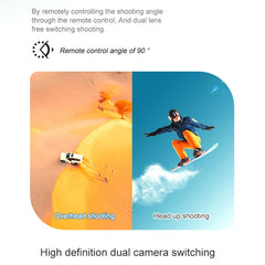 Drone with Camera 4K Dual WIFI 2.4G Brushless Gesture Photography, Obstacle Detection, Optical Flow Positioning, 6-Axis Gyro, Headless Mode, Gift for Adults Children Black 2 Batteries