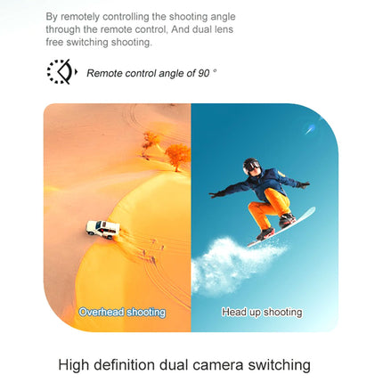 Drone with Camera 4K Dual WIFI 2.4G Brushless Gesture Photography, Obstacle Detection, Optical Flow Positioning, 6-Axis Gyro, Headless Mode, Gift for Adults Children Black 2 Batteries