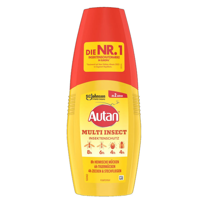 Autan Multi Insect Pump Spray, multi-insect protection against mosquitoes, biting flies and ticks, 1 pack (1 x 100 ml)