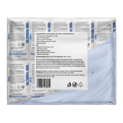 by Amazon Tissues 4-ply, 300 count (30 packs of 10)