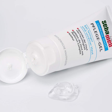 sebamed Impure Skin Care Gel, smoothes the skin with Hyaluron Complex, soothes and cares for impure and oily skin, content 50 ml (1 pack)