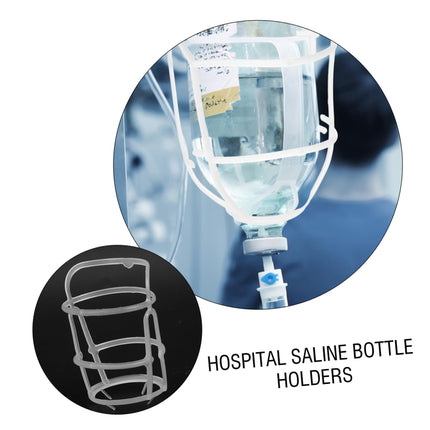 iplusmile IV Stand Bottle Holder for Saline Solution 20 Pack Reusable Bottle Nets - Infusion Supplies Portable Bottle Holder for Saline Solution