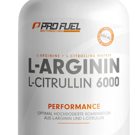 L-Arginine + L-Citrulline Malate Capsules 360x - optimally dosed with 6000 mg per day from L-Arginine (2400 mg) + L-Citrulline Malate (3600 mg) - no additives - laboratory-tested with certificate - vegan