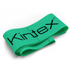 Kintex Fitness Band, 2.5 m x 15 cm, Exercise Band in 7 Strengths, 100% Latex, Portable Training Band (Green)