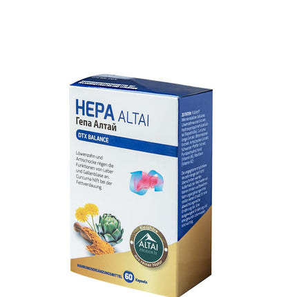 Hepa Altai - Liver Protection, Visceral Abdominal Fat, 4-Month Supply, 120 Capsules