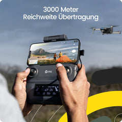 Holy Stone HS360S Drone with 4K GPS Camera for Adults, 3KM Long Range 5G Image Transmission, 20 Min Long Flight Time, Follow Me, Return, RC Foldable Drone Complete Set under 249g for Beginners, C0