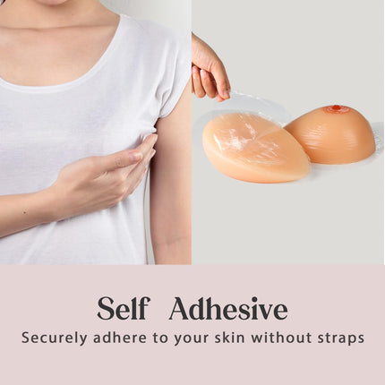 Windsleeping D Cup Size Self-Adhesive Silicone Breast Prosthesis for Mastectomy Prosthesis