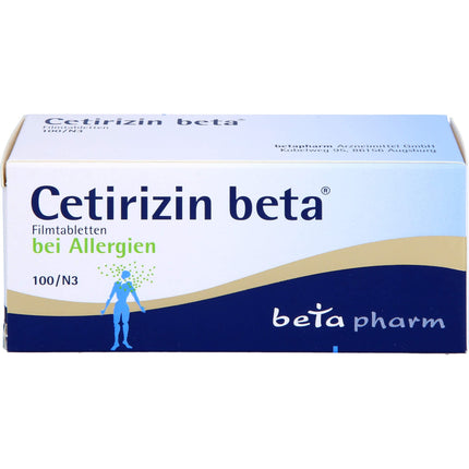CETIRIZIN beta film-coated tablets 100 pcs