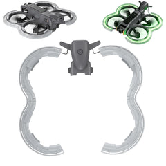 LICHIFIT Propeller Guard Anti-Collision Covers with Flash LED Lights for DJI AVATA2 Drone Propeller Protector Bumper Ring Warning Light Illuminated TPU Cover Skin