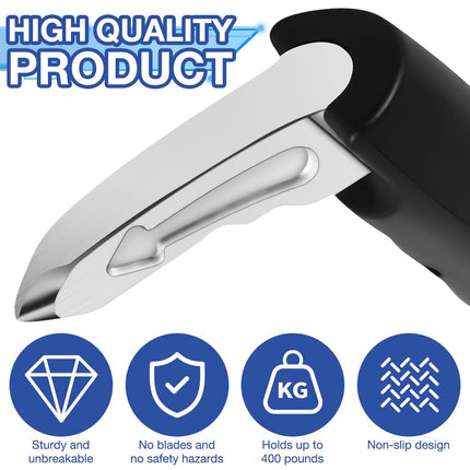 AVCXEC 2 pieces car exit aid, car handle for seniors, car door handle for the elderly, car entry aid, with safety window hammer function, non-slip, for seniors and disabled people