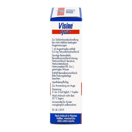 Johnson &amp; Johnson VISINE Yxin 0.5 mg/ml eye drops 15 ml