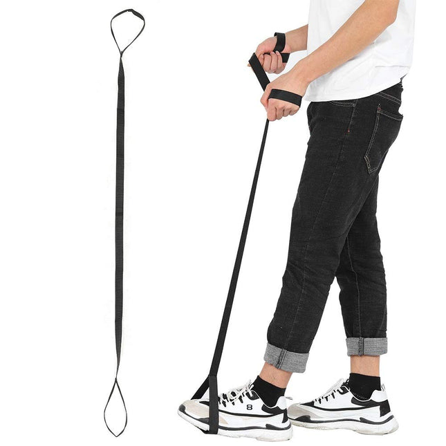 Nikou Thigh Leg Lifter Belt, Nylon Leg Lifter with Foot Strip, Leg Lifter Belt Mobility Aid Standing Aid Mobility Lift for Disabled Elderly Daily Living Aids
