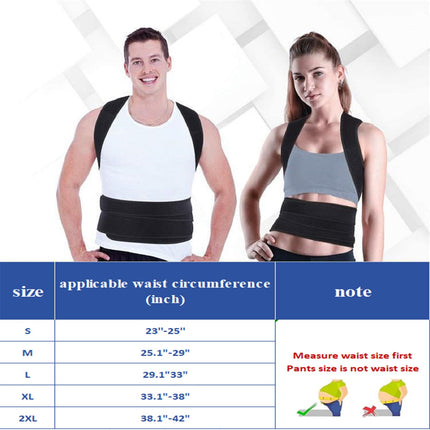 Back straightener, posture correction back women and men, back posture corrector, lumbar support adjustable back posture corrector create an upright and confident posture