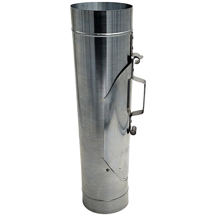 zbs24 downpipe flap 100mm in titanium zinc, without leaf sieve, conical design for effortless installation