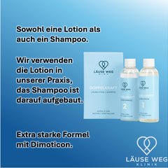 Double Power - Premium Lice Lotion and Lice Shampoo - 200ml - from the clinic
