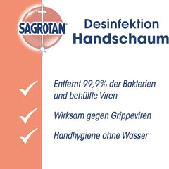 Sagrotan Disinfectant Hand Foam 150ml (3 x 50ml)