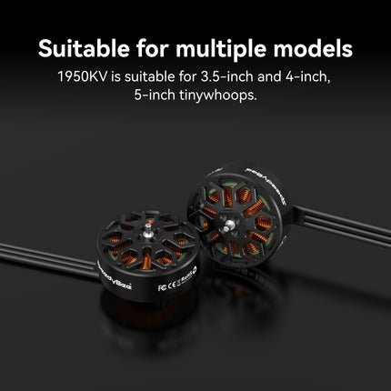 2006 1950KV FPV Drone Motor - 6S Brushless Motor for 3.5, 4, 5 inch FPV Drone QAV Quadcopter - 4 Pack