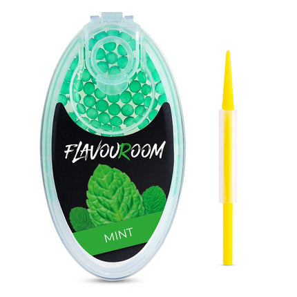 Flavouroom Aroma Click - 100 Premium Balls Set I Intense Flavor with Practical Box I Easy Insertion for DIY Mint Enjoyment