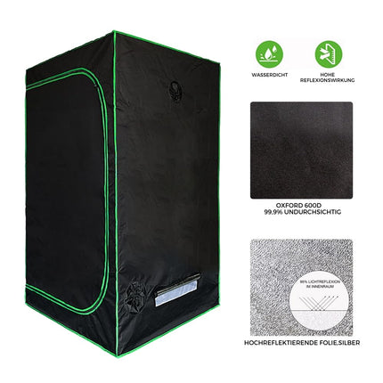 Mucola indoor greenhouse 100x100x200cm grow cabinet grow tent indoor grow tent breeding tents breeding cabinet plant breeding year-round plant, light-tight and waterproof
