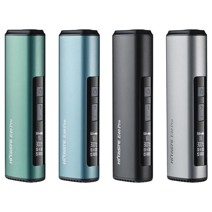 HI TASTE E40 Pro Tobacco Heater Compatible with IQOS ILUMA TEREA, Great Taste, 3200mAh Large Battery, Drying Function, Clear OLED Display, Metal Finish (Metal Black)