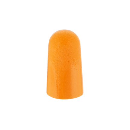 3M Earplugs 1100 with soft foam for high hearing protection against high noise levels in the range of 94-105 dB (SNR: 37 dB), 30 pairs, orange