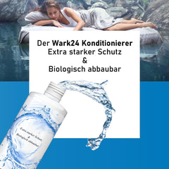 Wark24 Waterbed Conditioner 250ml - Extra strong protection - 20% active ingredient content - Biodegradable - effectively combats bacteria, fungi, yeasts, and algae (3-pack)
