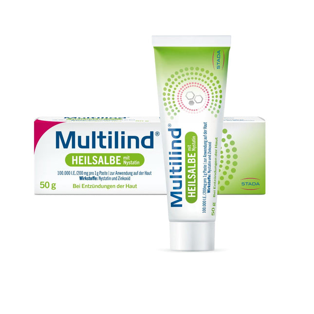Multilind healing ointment for sore and inflamed skin with zinc oxide and nystatin 50g