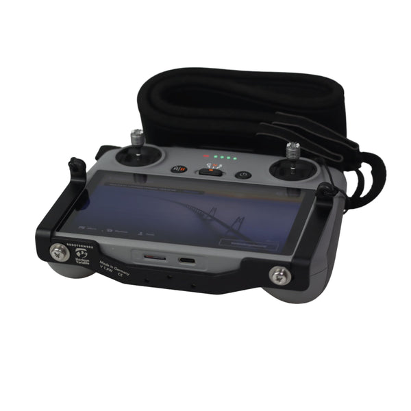 Universal shoulder strap system for DJI controllers: Compatible with DJI Smart, RC Pro, RC &amp; RC2 - Innovative horizontal suspension for stability and precise control