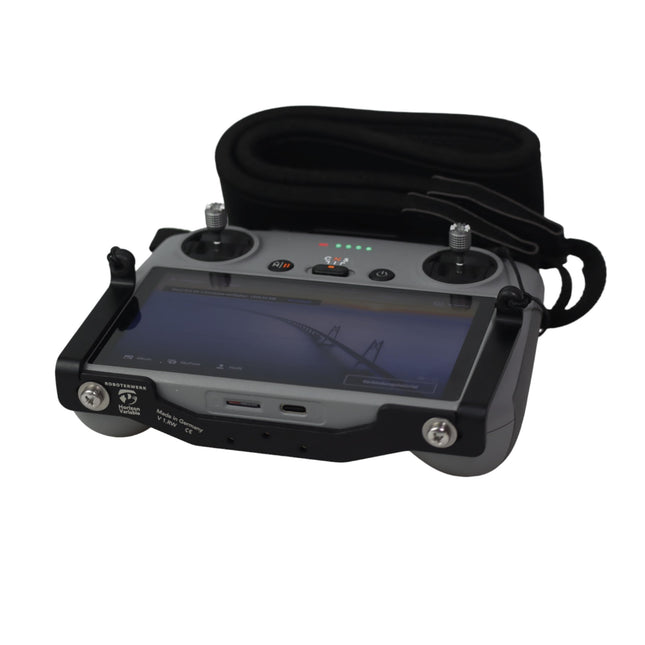 Universal shoulder strap system for DJI controllers: Compatible with DJI Smart, RC Pro, RC &amp; RC2 - Innovative horizontal suspension for stability and precise control