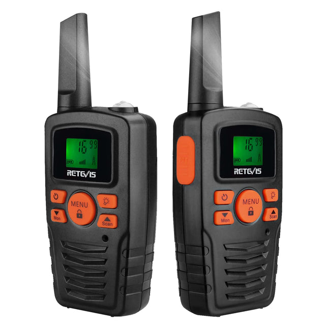Retevis RA635 Walkie Talkie, Long Range PMR446 Walkie Talkie for Adults, Kids, 16CH, CTCSS/DCS, VOX, LED Flashlight, Royalty-Free Gifts for Easter Skiing Outdoor Activities