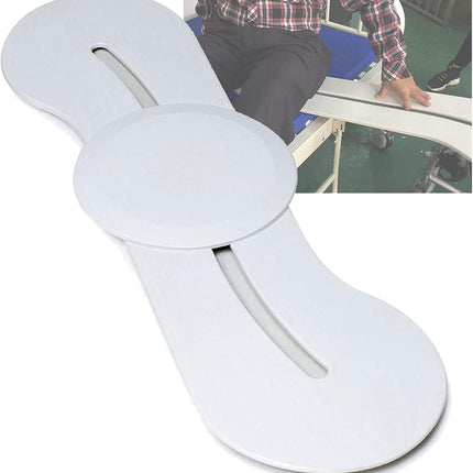 For wheelchair users, transfer board, can bear 220 pounds of weight and is used to transfer patients from wheelchairs to beds, bathtubs, toilets and cars