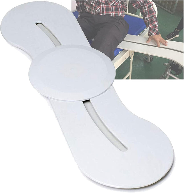 For wheelchair users, transfer board, can bear 220 pounds of weight and is used to transfer patients from wheelchairs to beds, bathtubs, toilets and cars