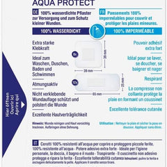 Hansaplast Aqua Protect Plasters (20 Strips), waterproof wound plasters with extra strong adhesive, adhesive plaster ideal for showering, swimming &amp; bathing