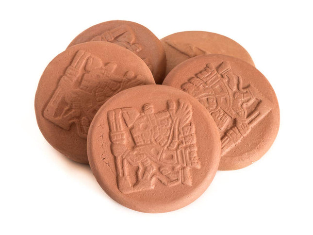 SIMARU Tobacco Humidifier – Humidrole Pouch Button – Humidor Humidifier – Terracotta Stone – Terracotta Humidifying Stone to Prevent Drying Out of Tobacco/Rolling Tobacco – Always Fresh Tobacco (5 Pieces)