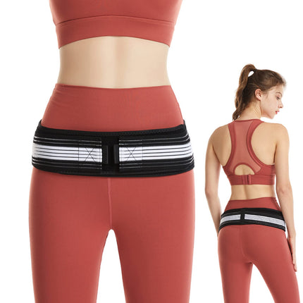 Sacroiliac SI hip belt, relief from sciatica, pelvic, back and leg pain, for back problems, pregnancy, incorrect strain and for the prevention of heavy lifting and carrying
