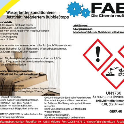 FABA Waterbed Conditioner Waterbed Conditioner 5 Liters