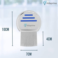 Vidaprime LIENDRERA piojos y liendres - Liendrera Profesional - Peine Piojos y Liendres - Eliminar Tratamiento piojos y liendres - Liendrera Púas Acanaladas - LENDRERA ANTIPIOJOS Y LIENDRES