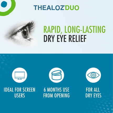Thealoz Duo eye drops, 10 ml solution