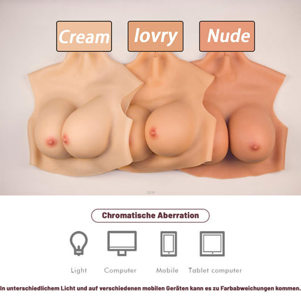 Silicone Breasts Silicone Breasts Breast Prosthesis Artificial Breasts CG for Crossdresser Transgender Cosplay
