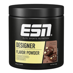 ESN Designer Flavor Powder, Dark Cookie Crumb, 250 g, flavor powder for sweetening, without much sugar and calories - made in Germany