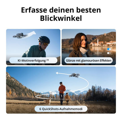 DJI Flip, Drone with 4k Camera for Adults, Mini Drone with Camera, &lt; 249 g, Follow Me Function, 13 km Video Transmission, Hand Launch, Auto Return, 31 min Flight Time
